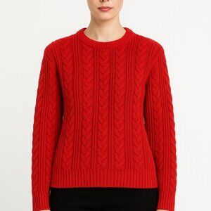 CHRISTIAN DIOR Cable Knit Sweater (Unisex)
